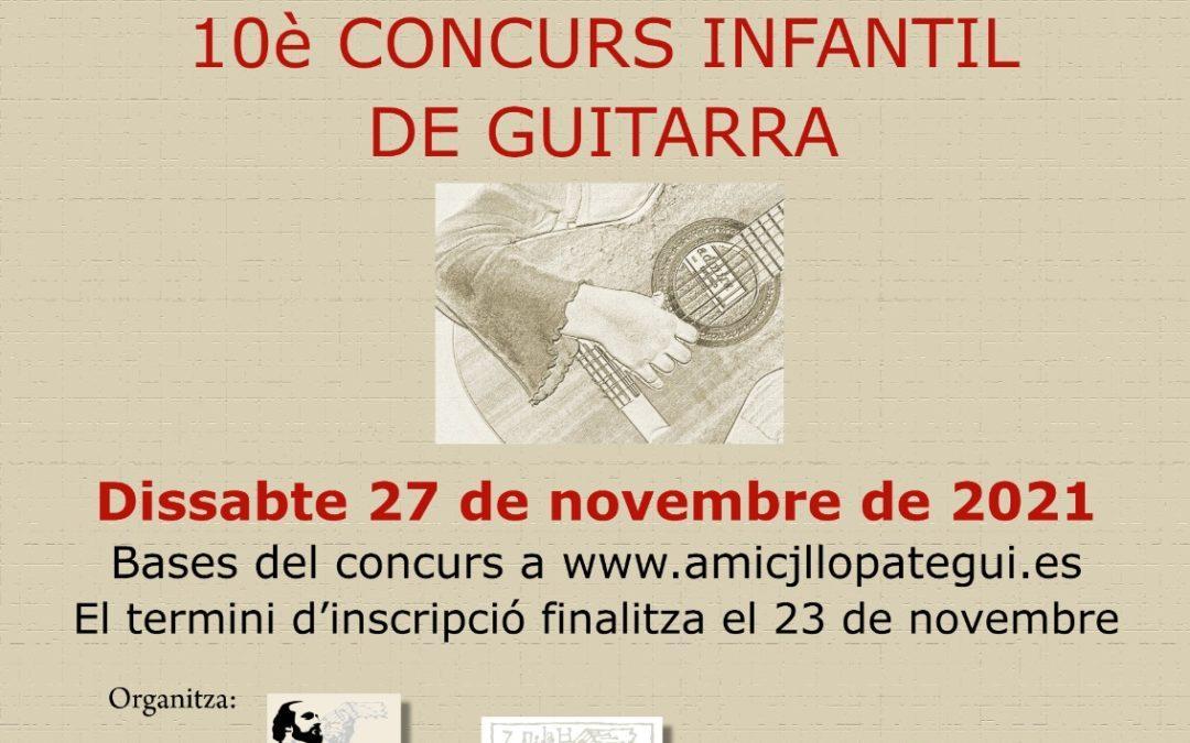10è Concurs Infantil de Guitarra